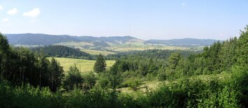 Druhý den ráno sestupujeme do údolí Hronu