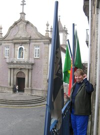 Druhý den ráno nám prší i na balkon