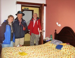 Tady budeme spát první noc