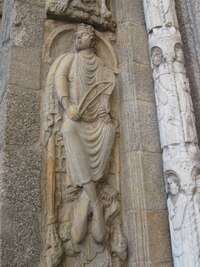 Detail z vedlejší Svaté brány (je otevřená jen o Svatém roce)