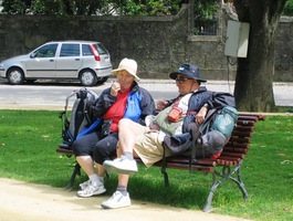 Konečně na značené cestě - náměstí ve Vilarinho