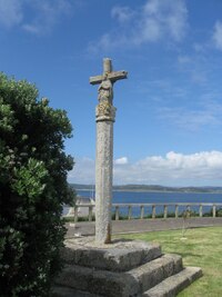 Tento kříž je symbolem konce cesty