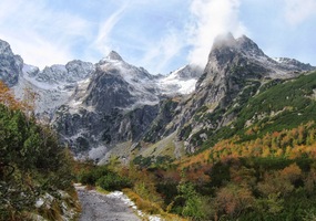 celá skupina hor nad Zeleným plesem