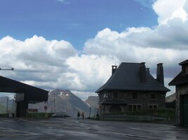 Jsme na nejvyšším místě cesty - v průsmyku Somport