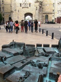 a zde je maketa celé arabské čtvrti