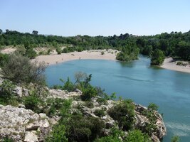 k této malebné laguně v písečných dunách