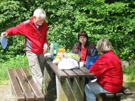 První zastávku jsme měli až cca 500 km od Prahy,