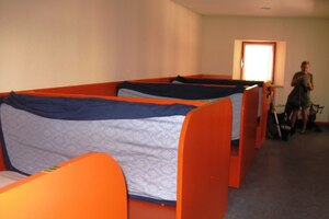 V městě Jaca jsme se nejprve šli ubytovat