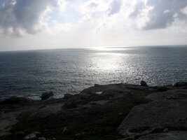 Slunce se chystá zapadnout do Atlantiku