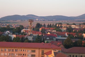 a masivem Slanských vrchů v pozadí