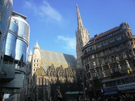 Dominanta města - Steffansdom (zvaný Štefl)