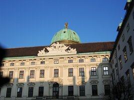 Vstupní palác Hofburgu - Michalský trakt