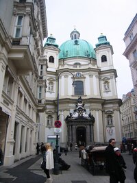 Barokní chrám Petriskirche