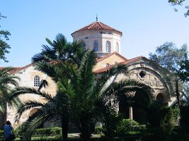 Byzantský chrám Ayia Sophia v Trabzonu