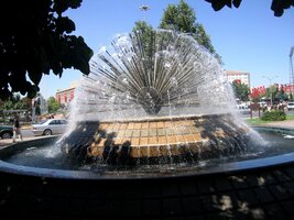 Fontána na náměstí v Gazi Antep