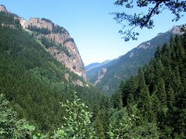 Byzantská klášter Sumela blízko černomořského pobřeží