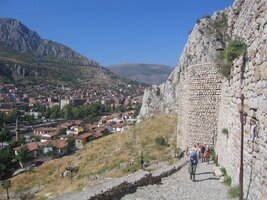 Výstup k pontským hrobkám