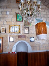 Svatyně v Abrahamově jeskyni (tady se údajně narodil)