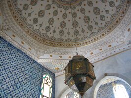 Interiér knihovny na 3.nádvoří paláce Topkapi