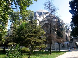 Sulejmanova mešita z univerzitního parku