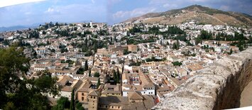 Granada v záplavě slunce