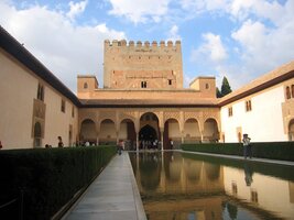 Myrtový dvůr v Nasridském paláci