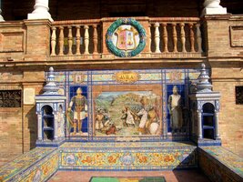 Jsou tu mozaiky všech španělských provincií