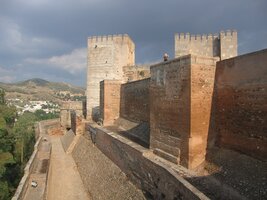 Vyhlídkové rampy pevnosti Alcazaba