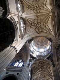 Stropní hvězdice nové katedrály