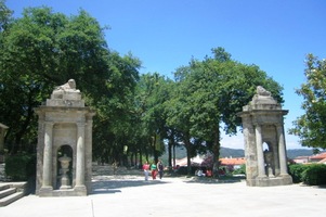 Zde je vchod do parku Alameda