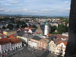 Pohled na Klatovy byl z Černé věže utěšený