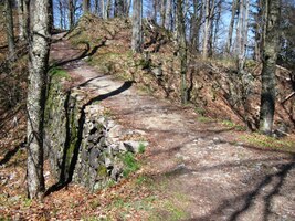 Jsou zde i ruiny bývalé tvrze