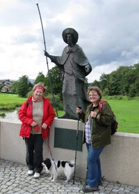 a všichni jsme jasně cítili, že je s námi spokojen