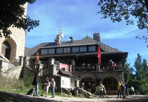 až na vrchol hory Kleť