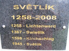 v obci... - viz nápis