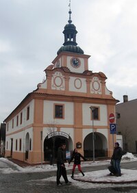 Obdivovali jsme zde stylovou radnici,