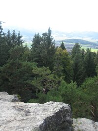 na vyhlídkovém vrchu Kluk