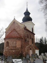 Minuli jsme kostel sv.Jakuba za Stříbrnou Skalicí