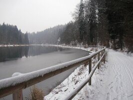zatímco v podvečer zase přituhlo