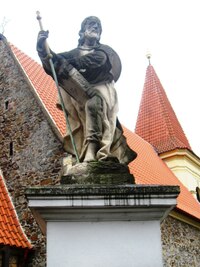 21.1.2012 Na startu akce nás vítá svatý Jakub