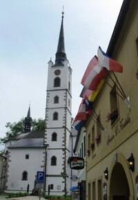 Ve Frymburku jsem se šli projít