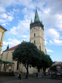 A to už jsme zase v Prešově - věž chrámu