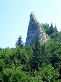 a tohle je nekrásnější vrch Čergova - Sokolia skala