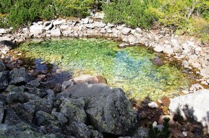 Pestrobarevné jsou tu i loužičky,