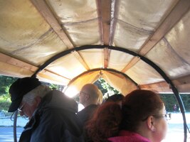 Máme tohio dost! Dolů jedeme koňským povozem