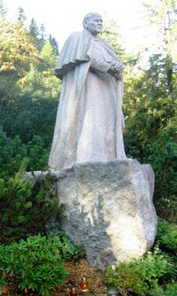 v diecézi se sochou nejslavnějšího Poláka