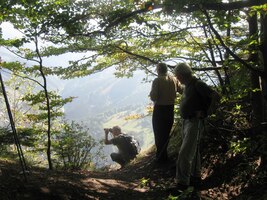 ale většinou byly pod námi pěkné "šluchty"