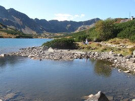 Nejprve jsme museli obejít největší pleso -