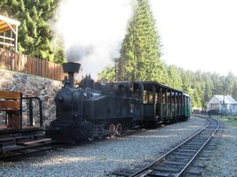 Poslední atrakcí je jízda vláčkem