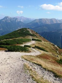 zde se klikatí typický roháčský chodníček